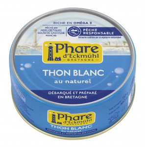 THON BLANC GERMON* AU NATUREL PECHE RESPONSABLE 160G