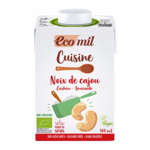 CREME CUISINE NOIX CAJOU NATURE SS SUCRES 500ML BIO