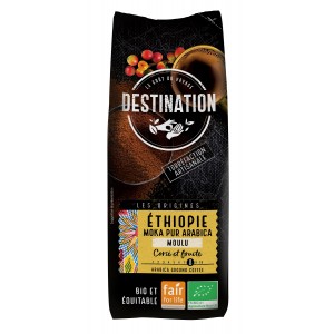 CAFE ETHIOPIE EQUITABLE MOKA PUR ARABICA 250G BIO