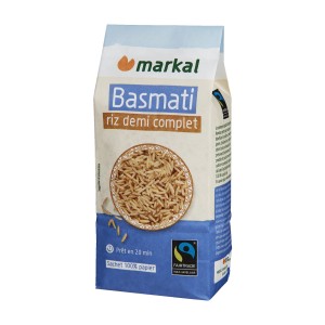 RIZ BASMATI 1/2 COMPLET 500G EQUITABLE BIO